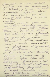 Letter from Claude Monet to Berthe Morisot, 1888
